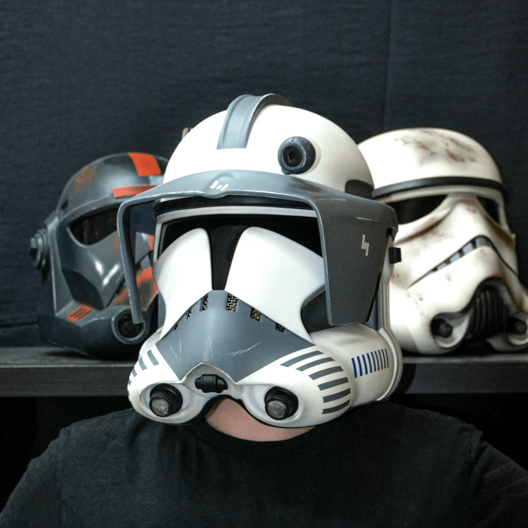 Clone 2 - Kamino Guard Helmet with Peak