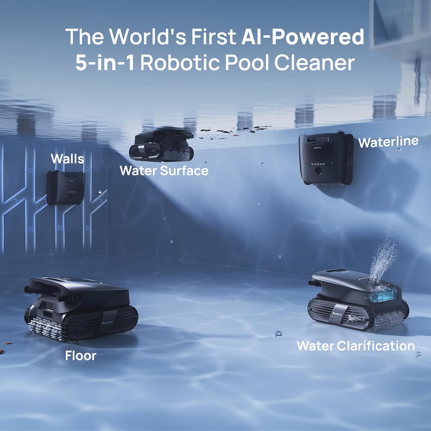 🎁Limited Time Offer🌊 Cordless Robotic Pool Cleaner