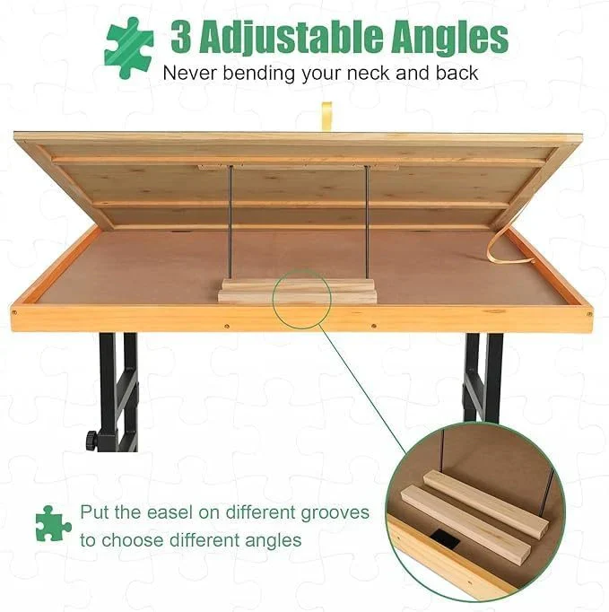 🎅Christmas Limited Sale🔥ALL4JIG Jigsaw Puzzle Table with Legs