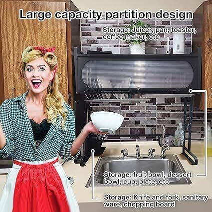 🔥CLEARANCE SALE✨KITCHEN COUNTERTOP STORAGE RACK✨