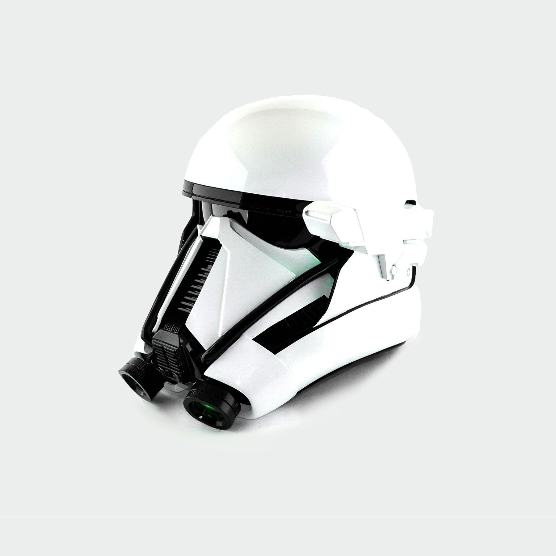 Death Trooper - Ghost Clean Helmet with LED