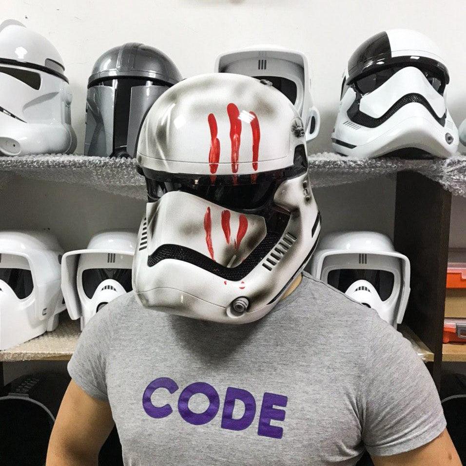 First Order - FN-2187 Damaged Helmet