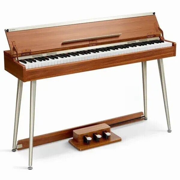 🔥Last Day Promotion🔥Wooden Style 88 Key Weighted Digital Piano with Stand & 3 Pedal