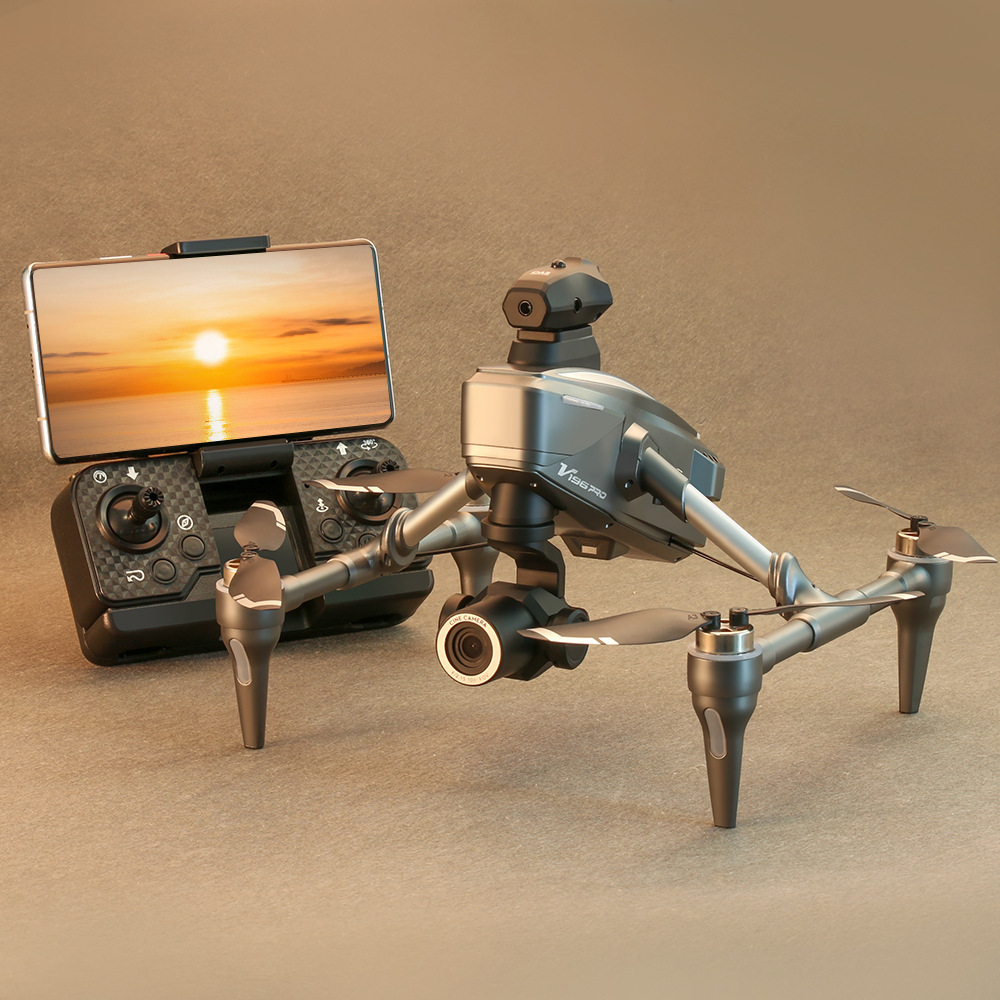 🛸✨ Drone Limited Time Offer 🌟🔥 Drone with 8K camera for adults, v196 rc quadcopter with auto return, follow me, brushless motor, circular flight, waypoint, altitude hold, headless mode, 28 minutes long flight time!!
