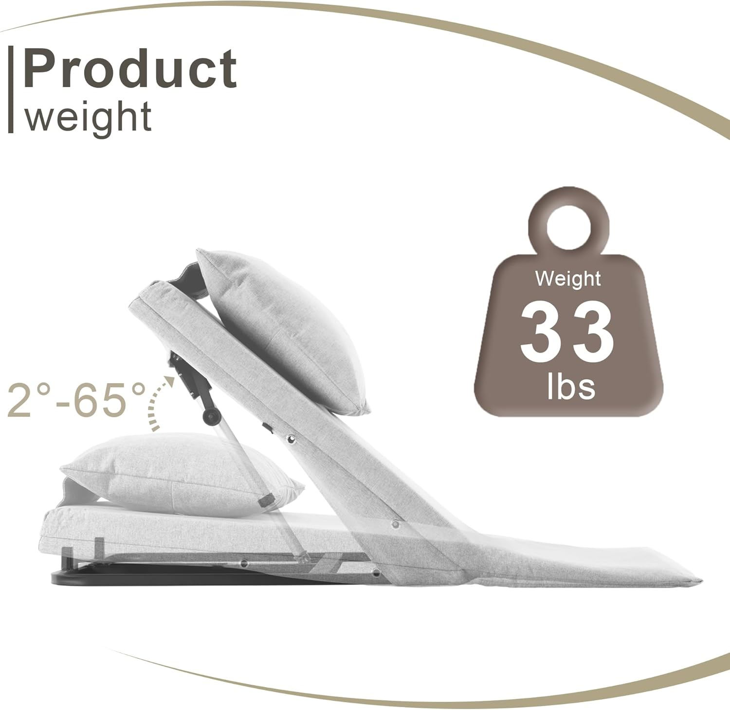 Adjustable Power Lifting Bed Backrest