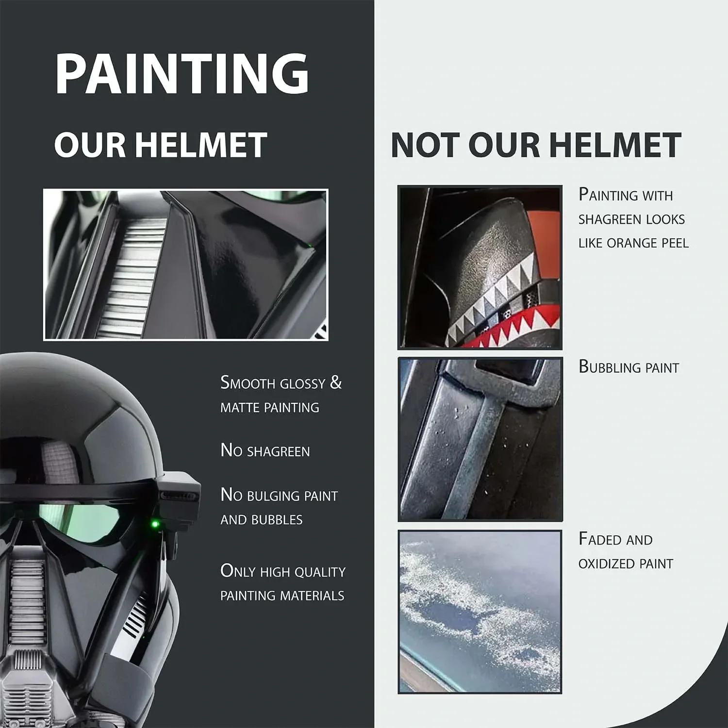 Death Trooper Helmet with LED