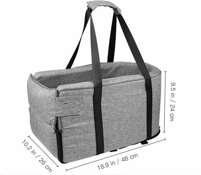 Portable Console Car Seat for Dogs