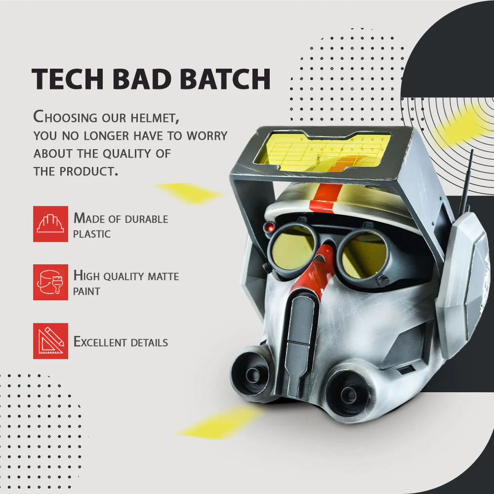 Tech Bad Batch Helmet with LED