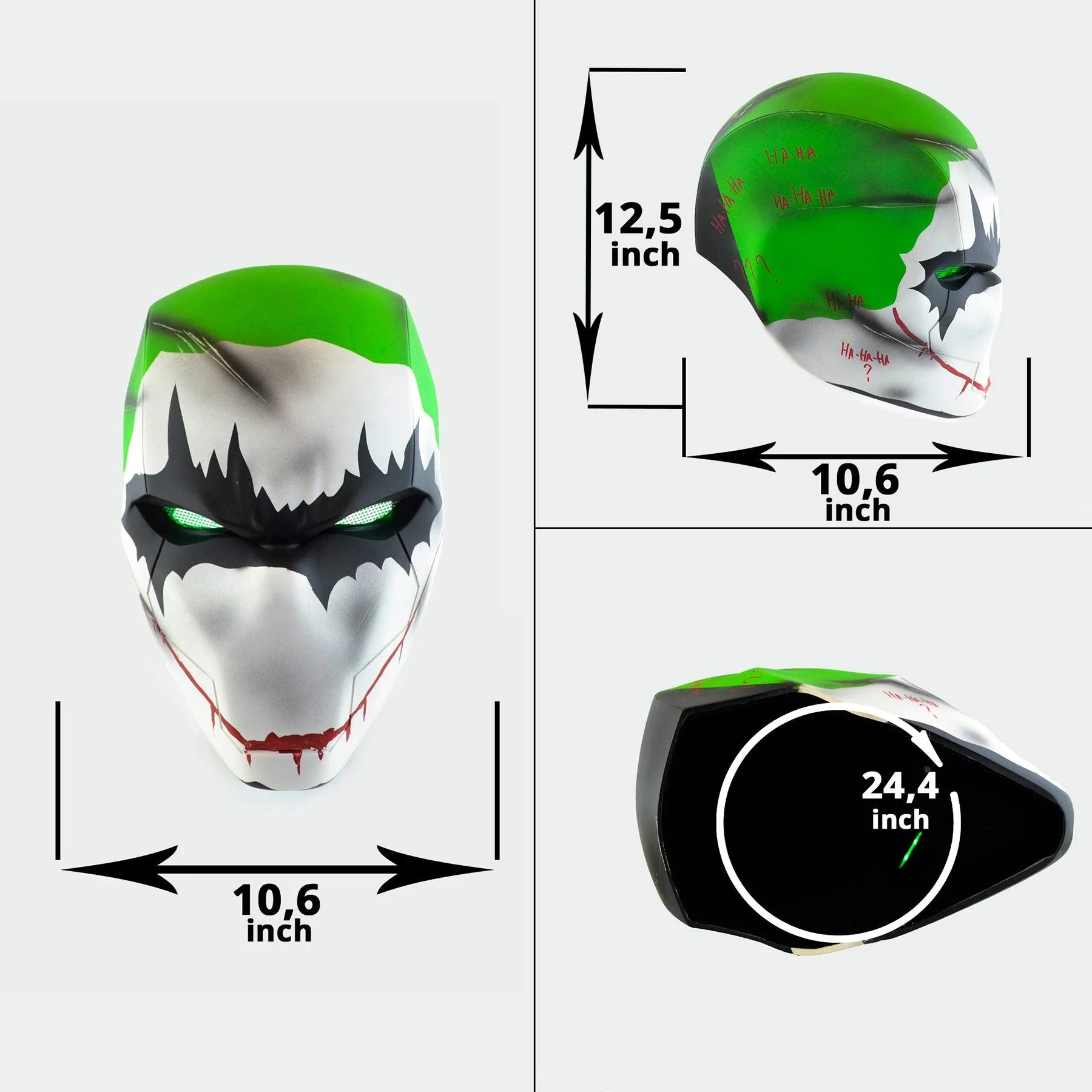 Red Hood - Joker Helmet with LED
