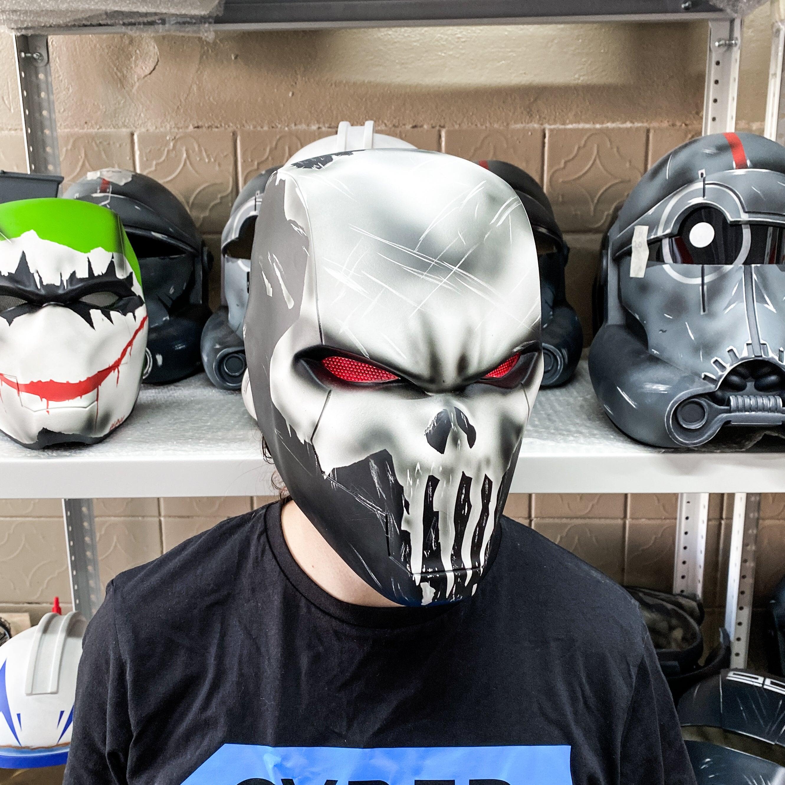 Red Hood - Punisher Helmet with LED