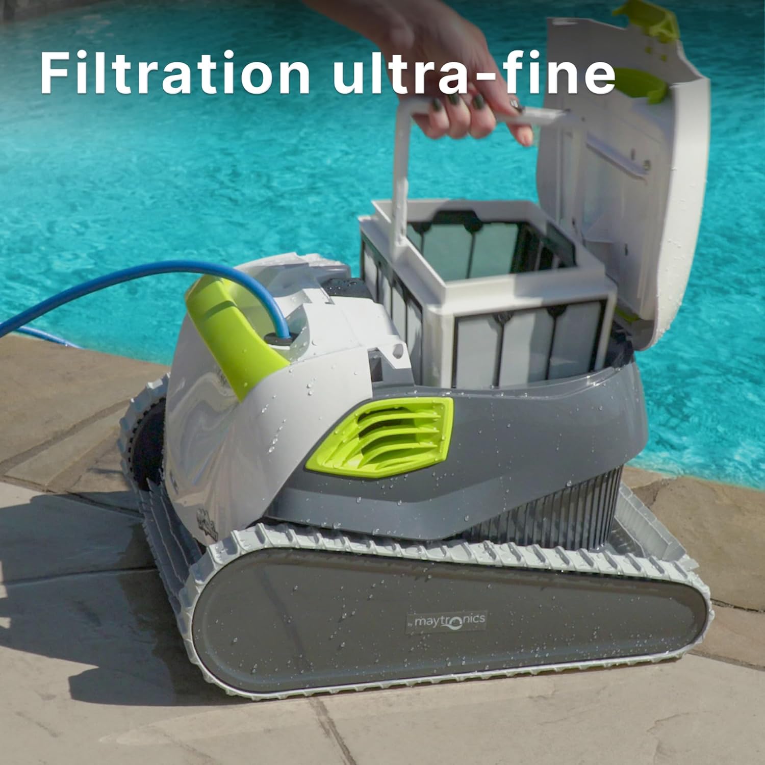 DOLPHIN T60 Electric Pool Cleaner Robot - Wall Cleaning, In-Ground Pool Up to 15 m