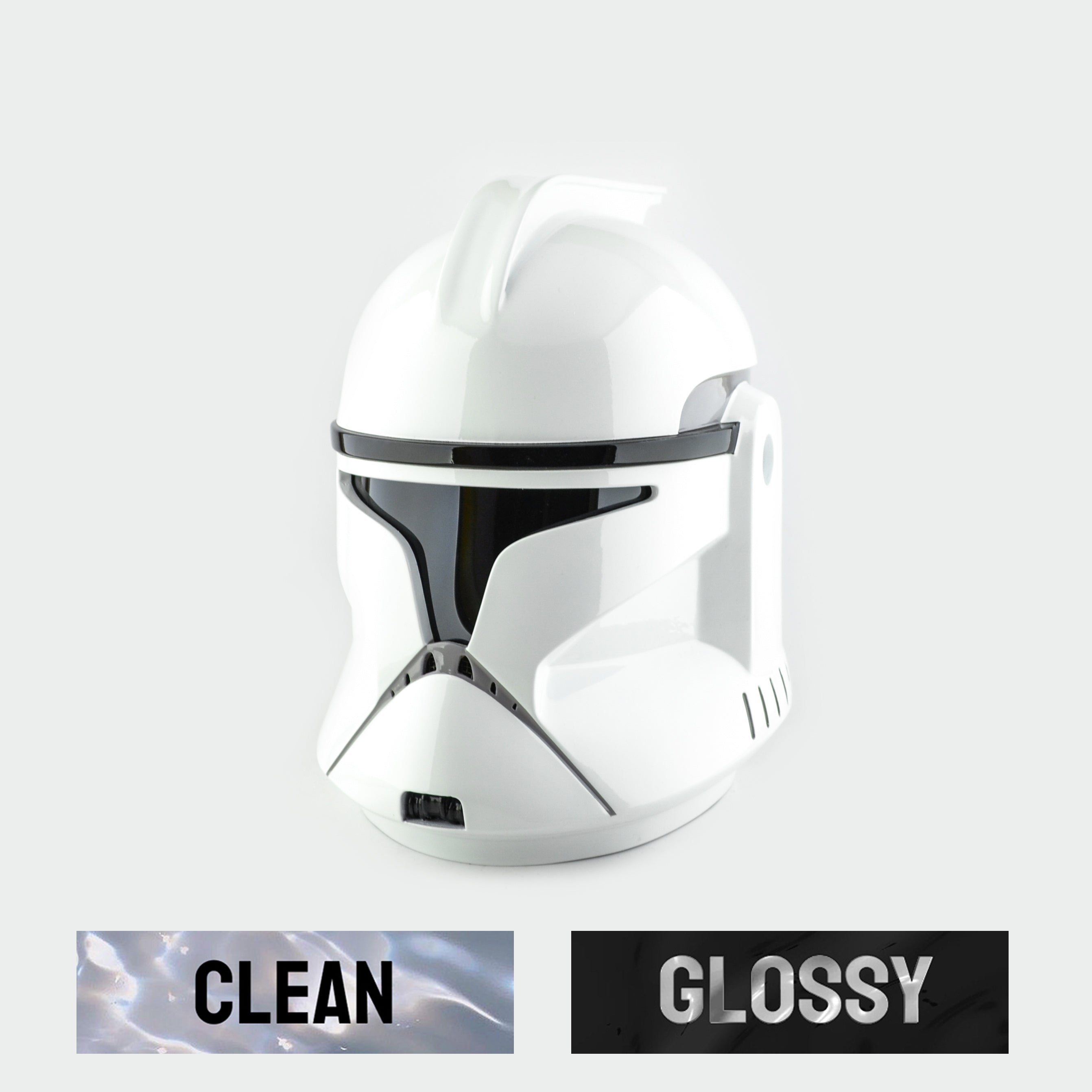 Clone 1 - Shiny and Weathered Helmet