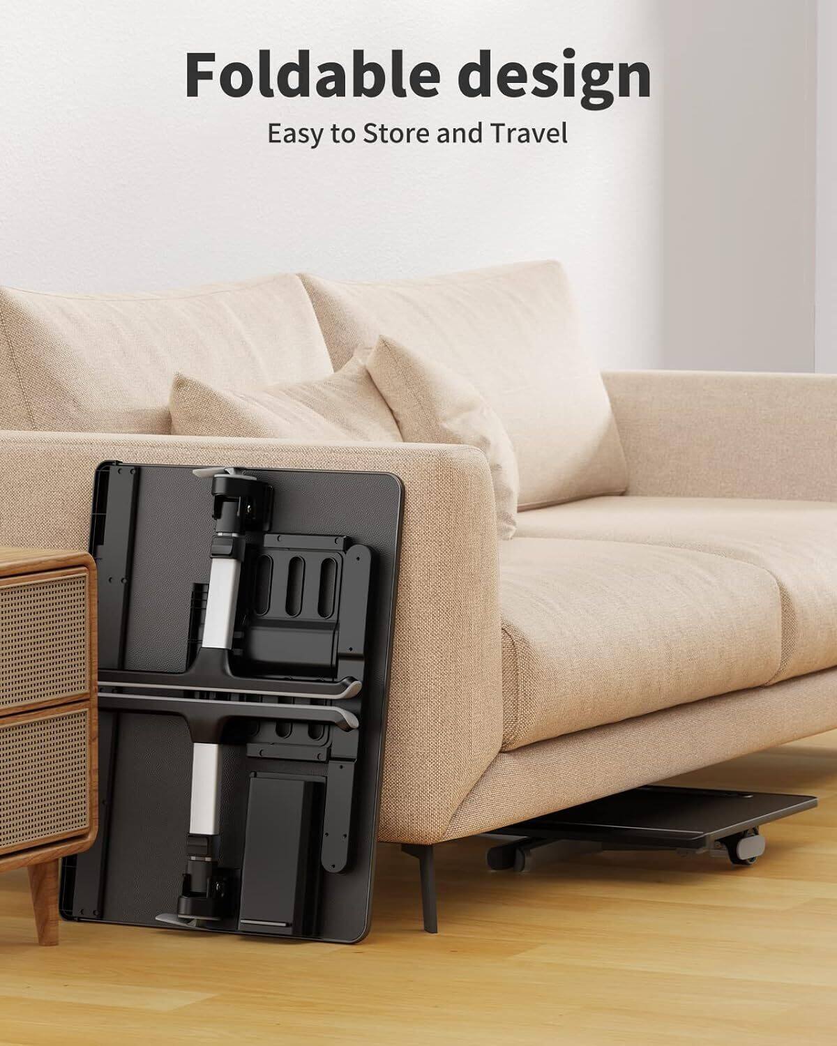 Laptop Bed Tray Desk with LED Desk Light
