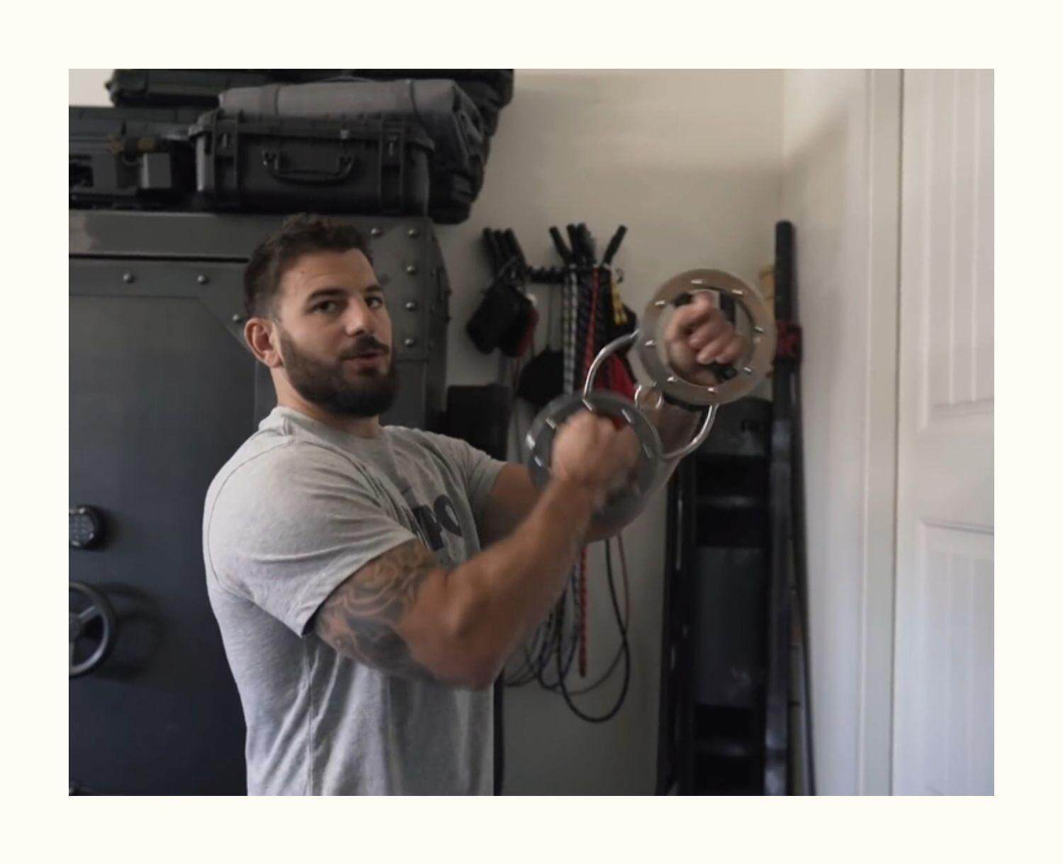 12 Lbs Hand and Forearm Trainer Spinning Burn Muscle Training 360 Degree Rotating Handle Resistance Upgrade Speed Arm Machines