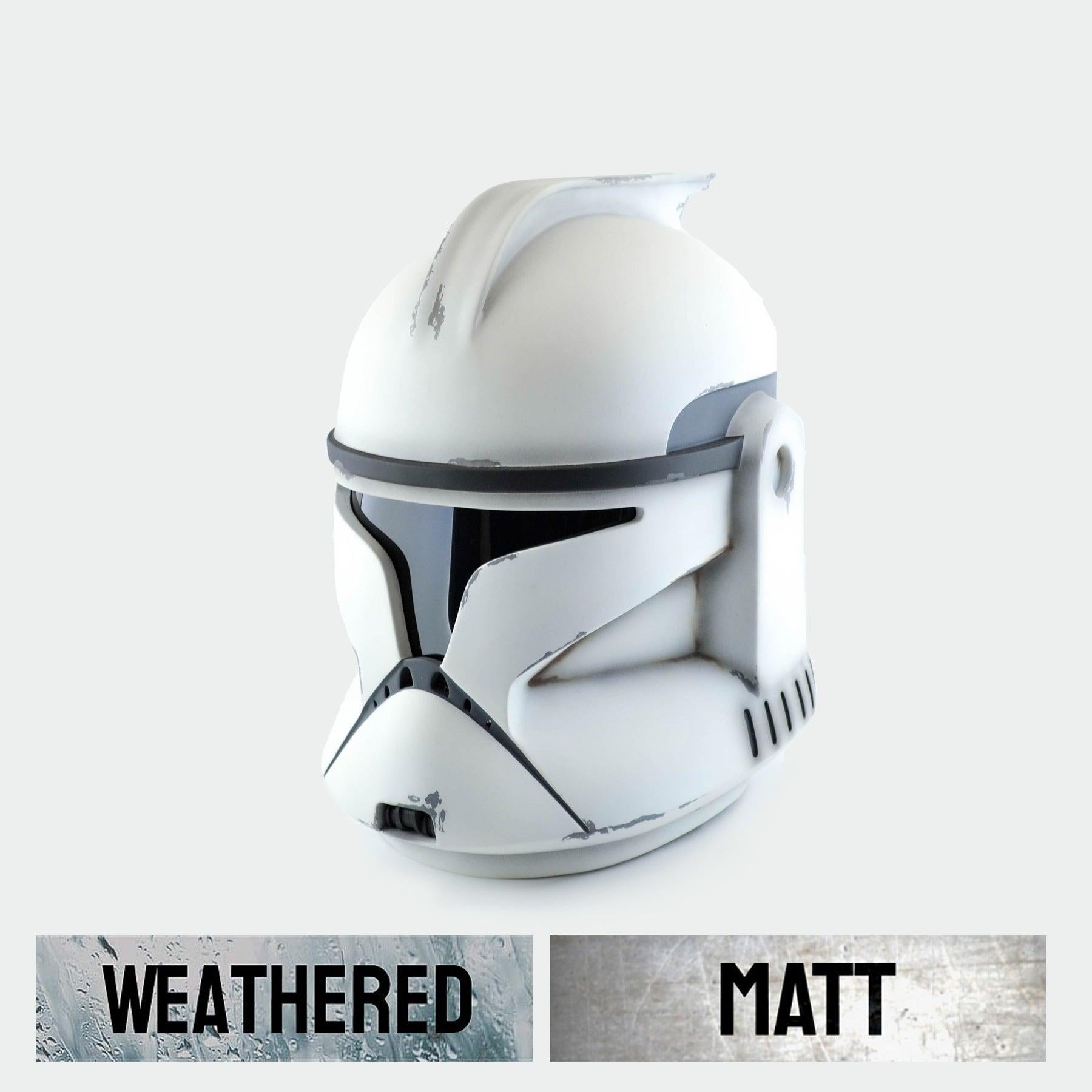 Clone 1 - Shiny and Weathered Helmet