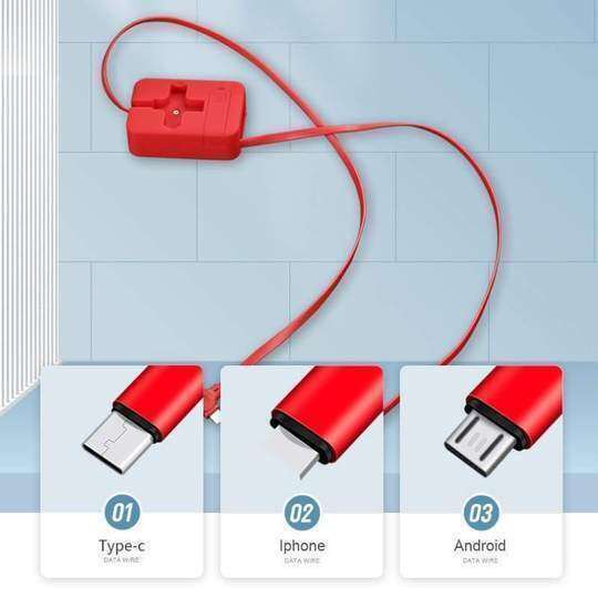 4-in-1 Data Cable Phone Stand
