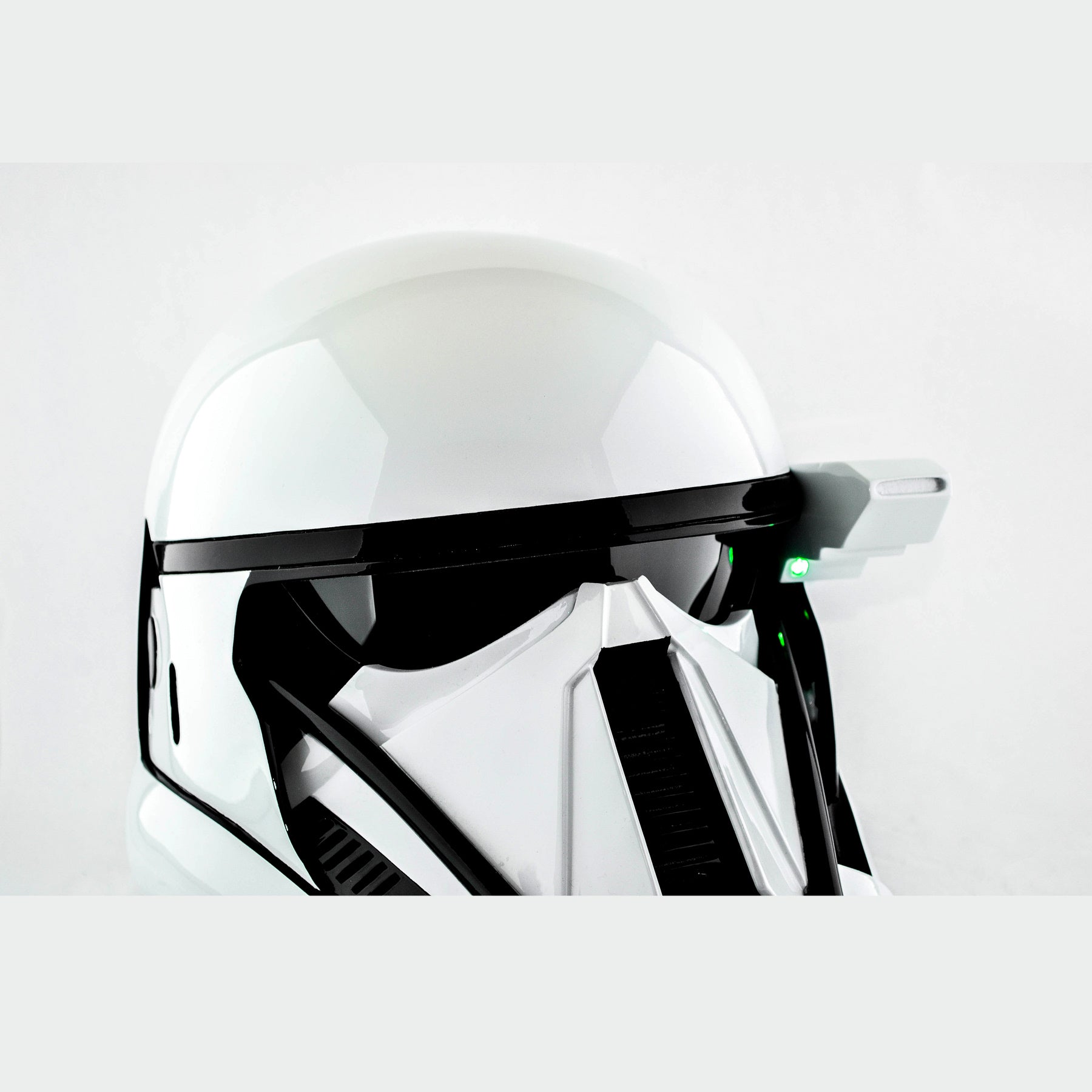 Death Trooper - Ghost Clean Helmet with LED