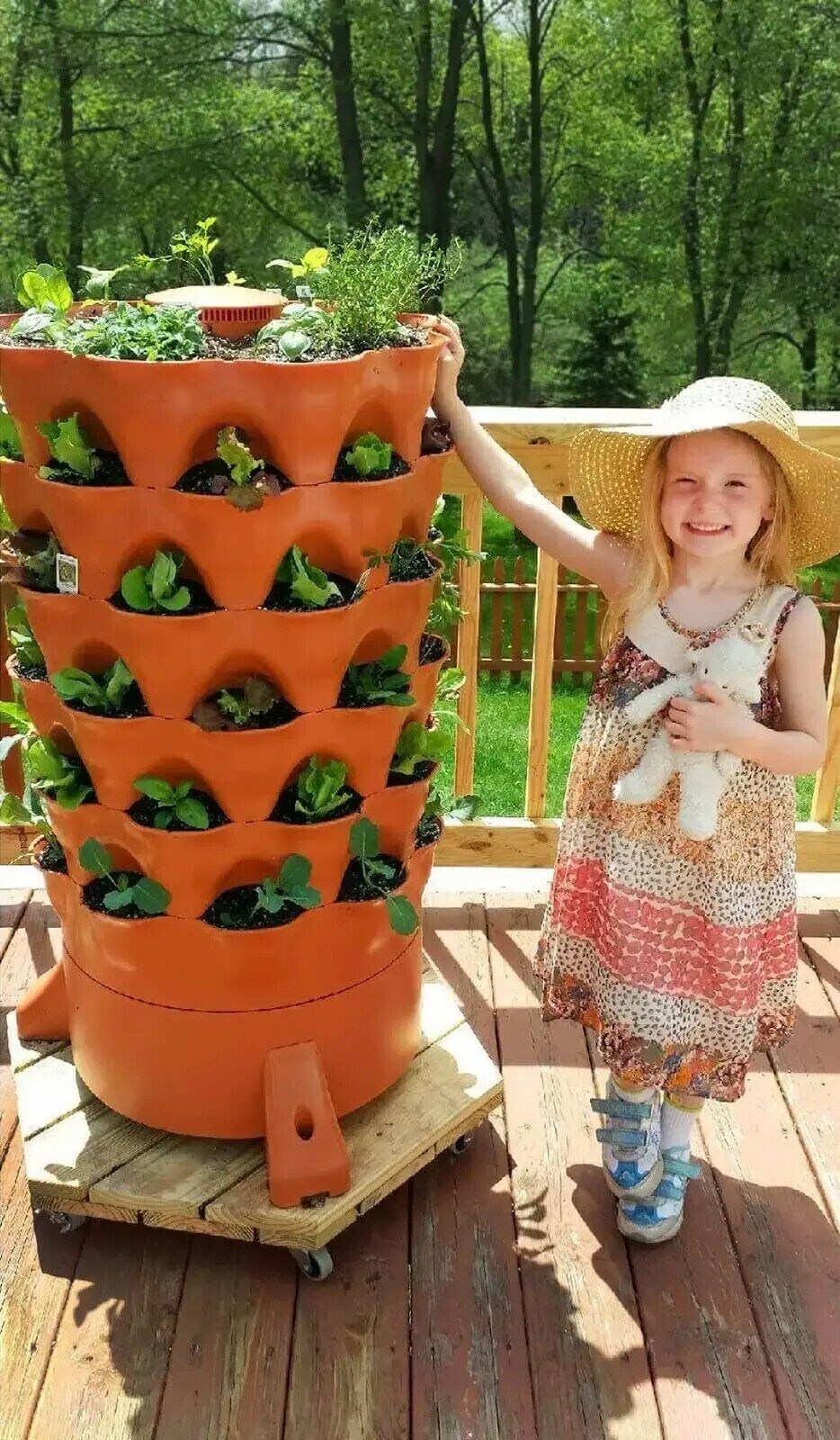 🔥Second one is half price!🌱Rotatable Garden Tower!🌱