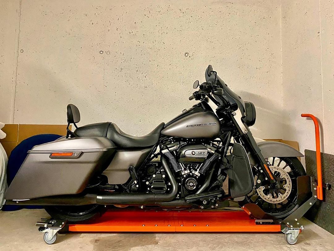 🔥 Shopping Frenzy🔥Motorcycle Dolly Mover with wheel chock