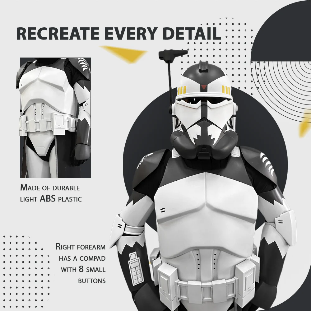 Clone Trooper Armor Set Commander Wolffe