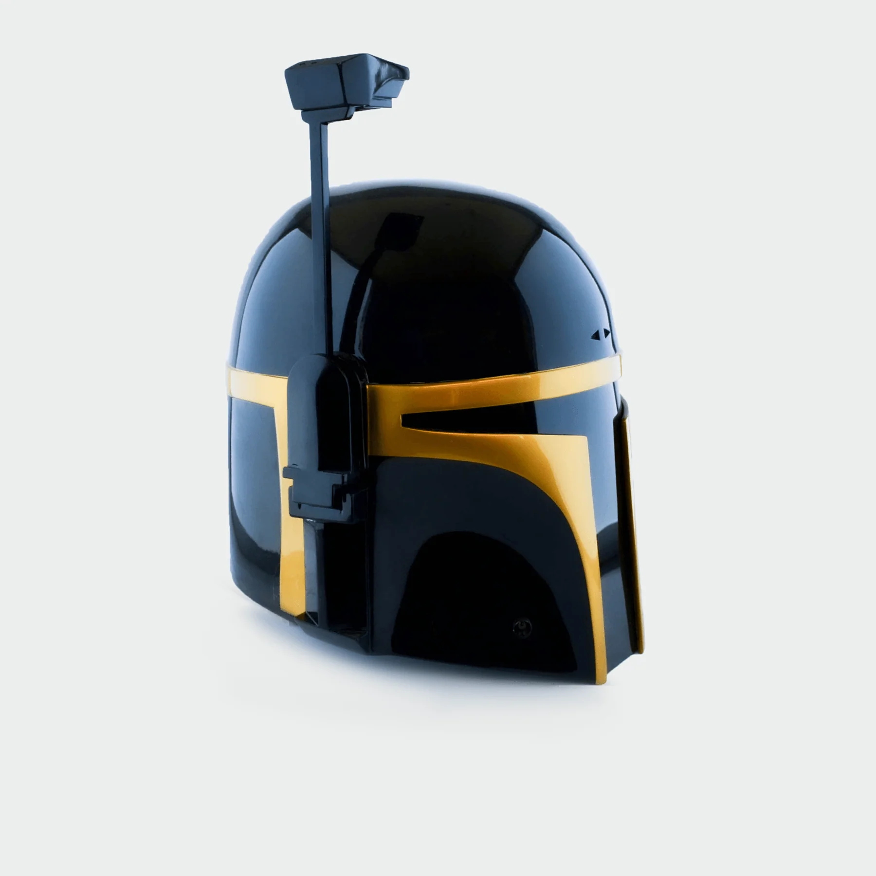 Jango - Black and Gold Helmet with LED
