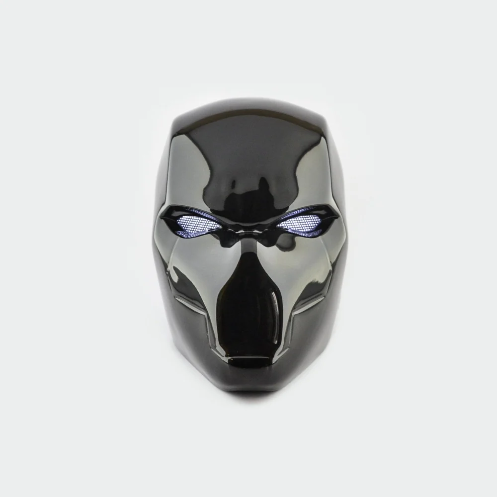 Red Hood - Black Helmet with LED lights