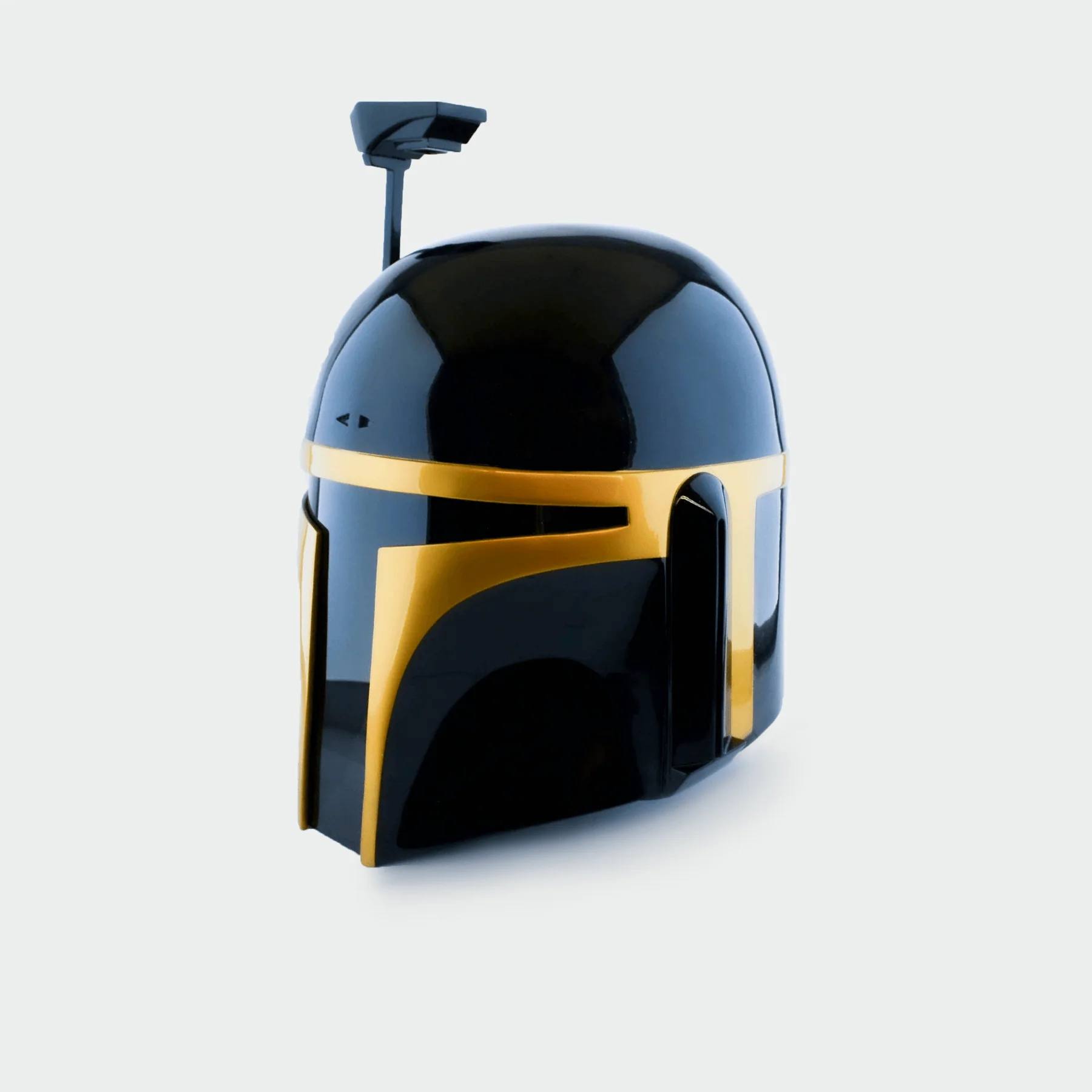 Jango - Black and Gold Helmet with LED