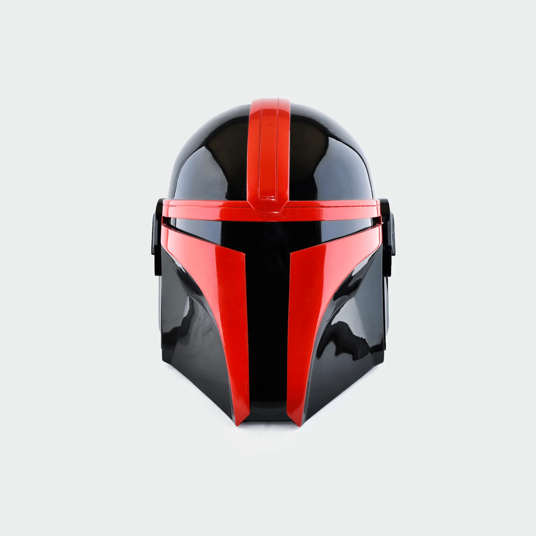Mandalorian - Red Black Helmet