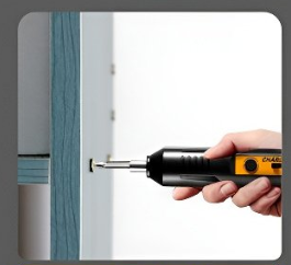 Electric screwdriver set, compact, portable, long-lasting, furniture for daily use