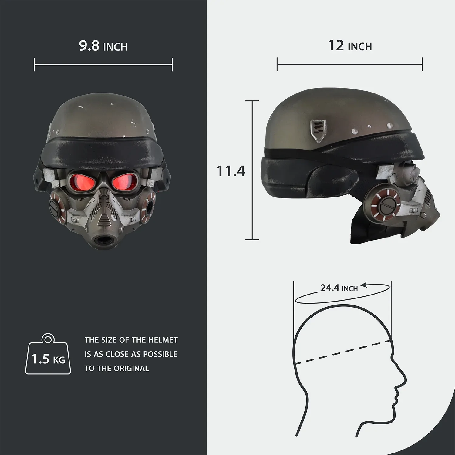 Helghast Helmet from Killzone 3