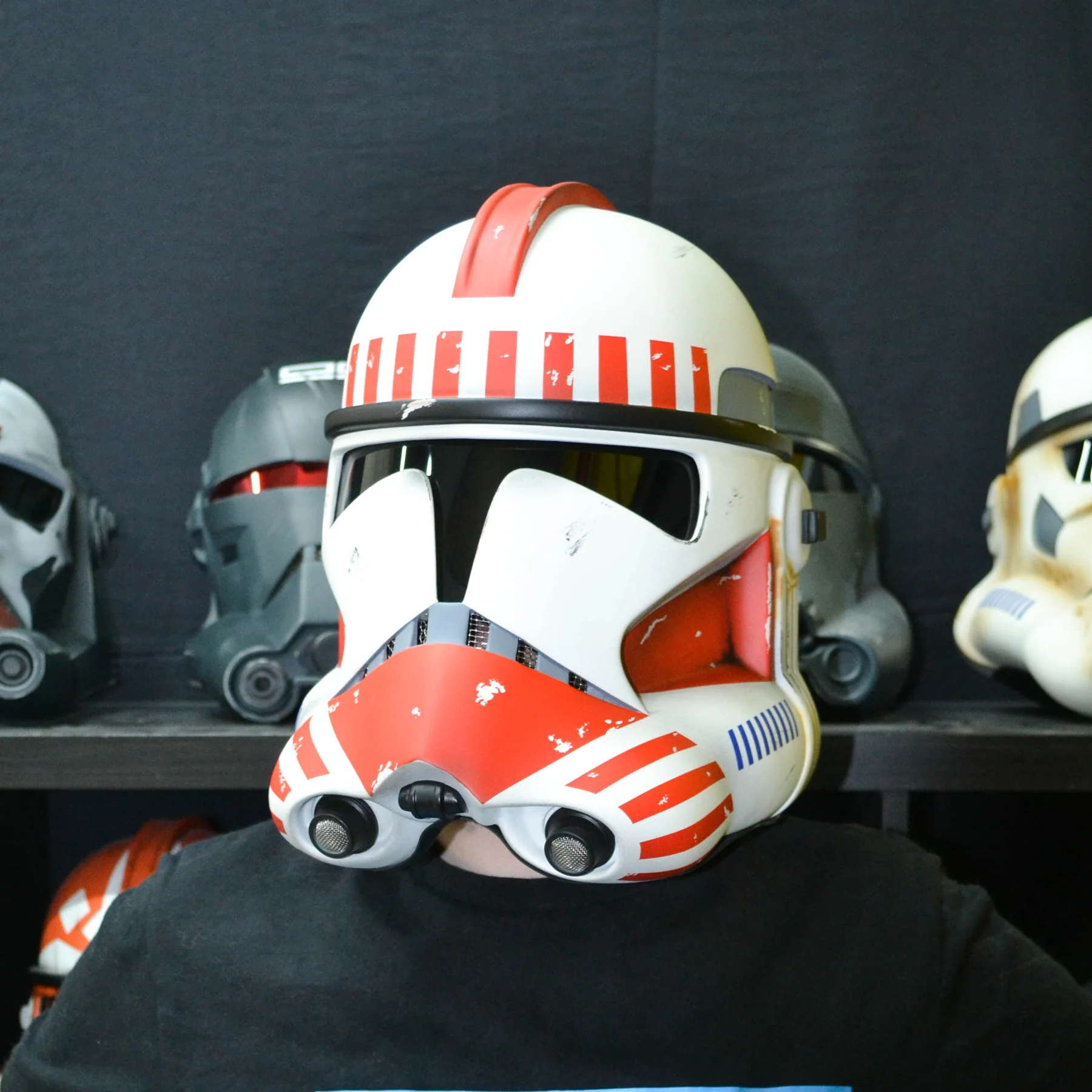 Clone 2 - Shock Trooper Weathered Helmet