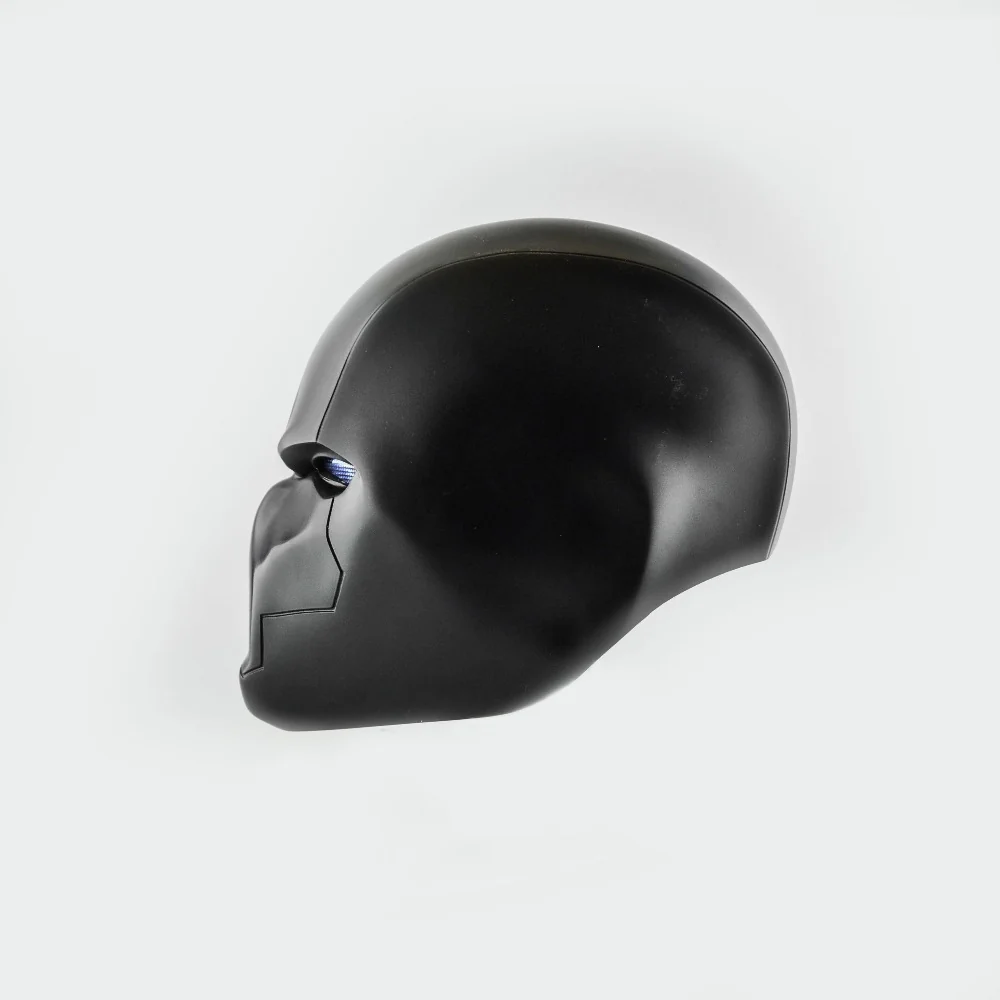 Red Hood - Black Helmet with LED lights