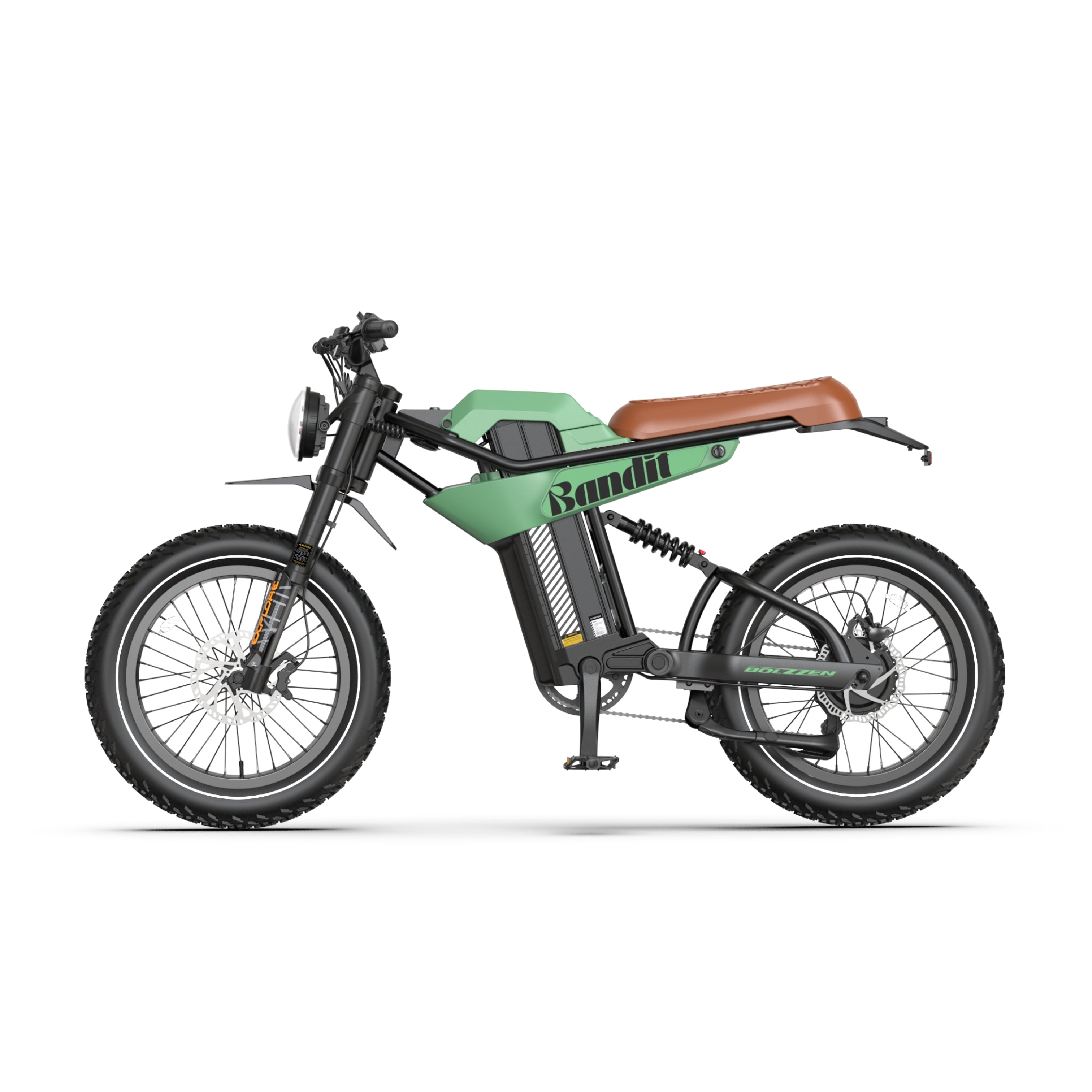 Bolzzen Bandit Fat tyre E-Bike 1200w (Peak motor power), 48V 20.4Ah