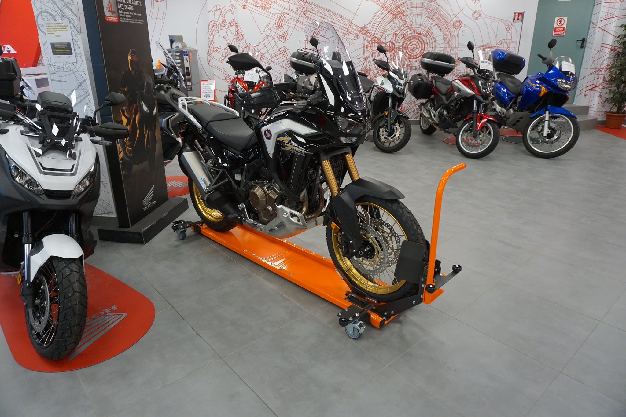 🔥 Shopping Frenzy🔥Motorcycle Dolly Mover with wheel chock