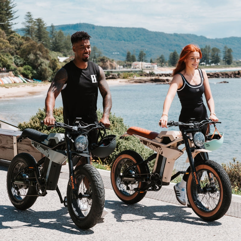 Bolzzen Bandit Fat tyre E-Bike 1200w (Peak motor power), 48V 20.4Ah