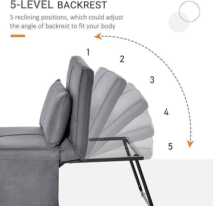 🔥4-in-1 Multi Function Folding Single Sofa Bed🔥
