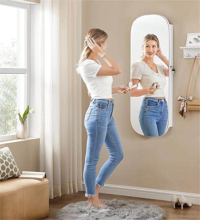 LED jewelry storage cabinet