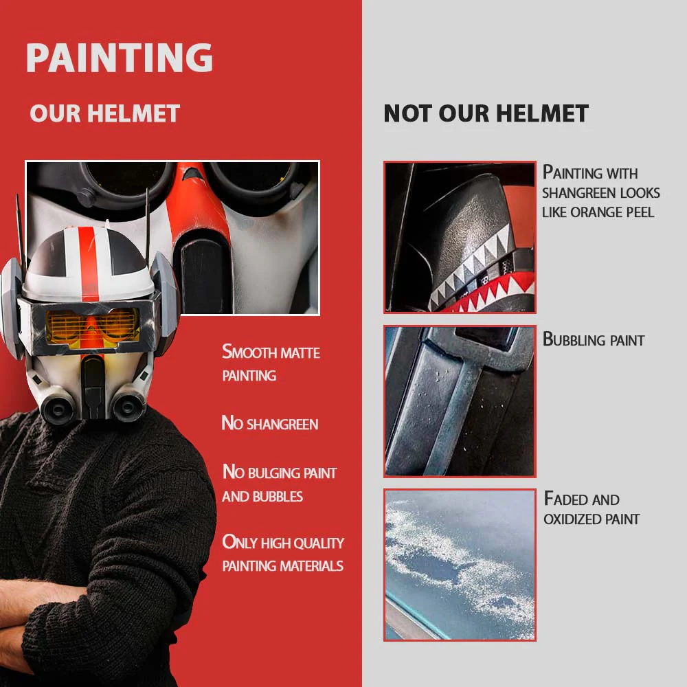 Tech Bad Batch Helmet with LED