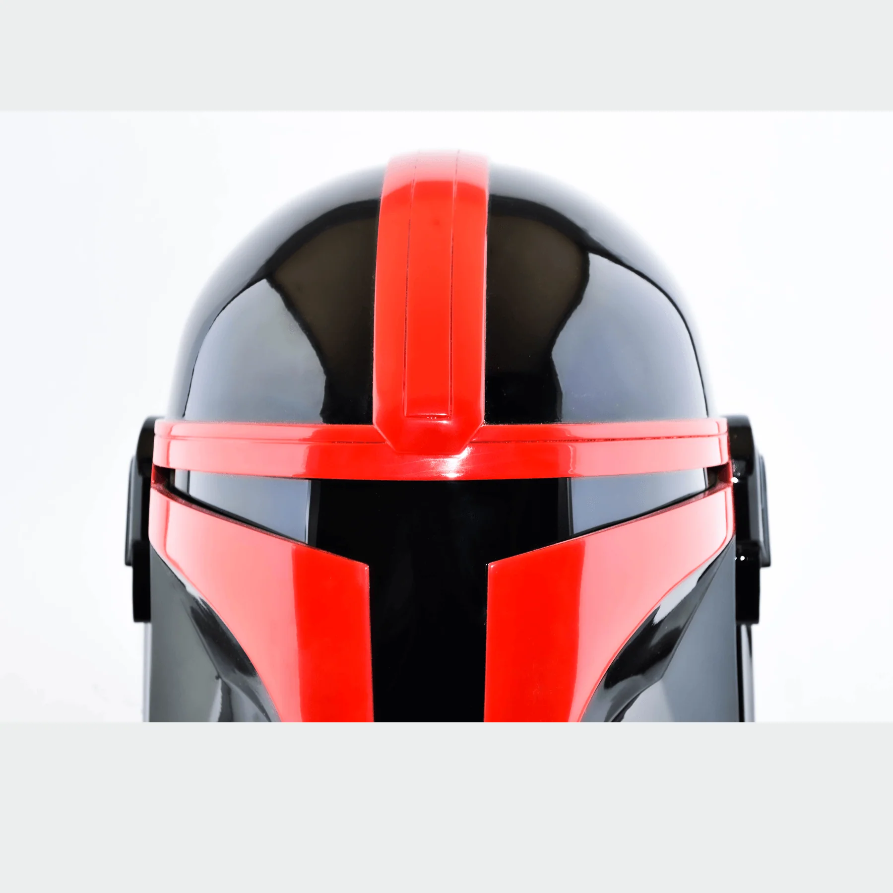 Mandalorian - Red Black Helmet