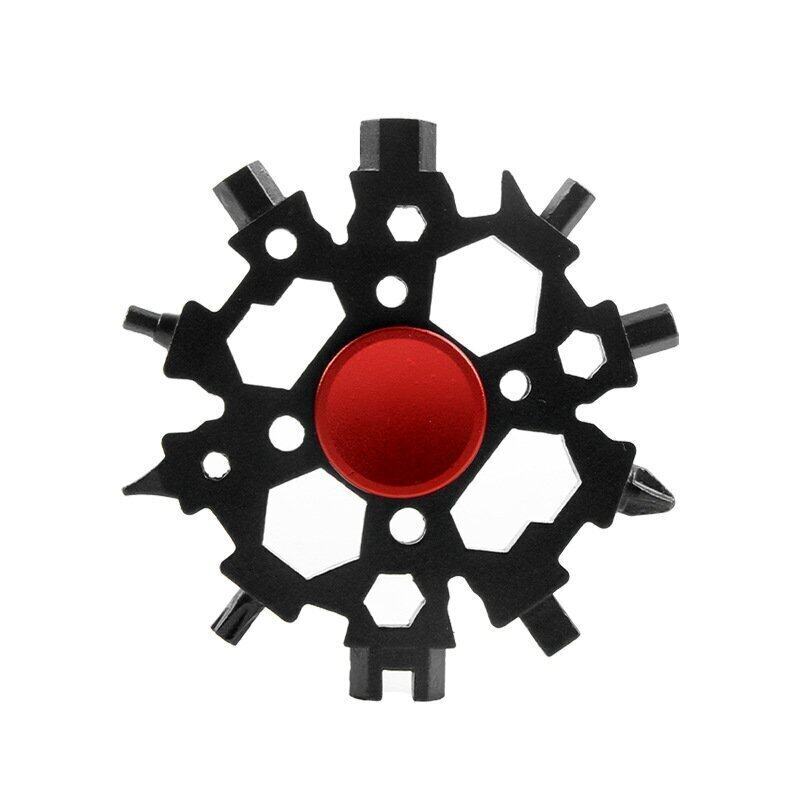 Snowflake Multi-Tool & Fidget Spinner, for Outdoor, Travel, Camping