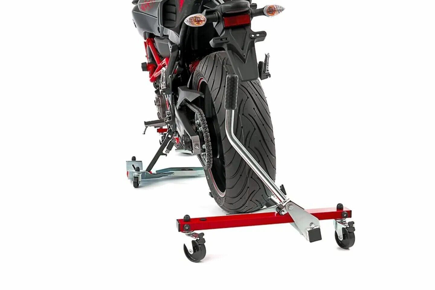 🔥🔥Folding motorcycle rolling stand