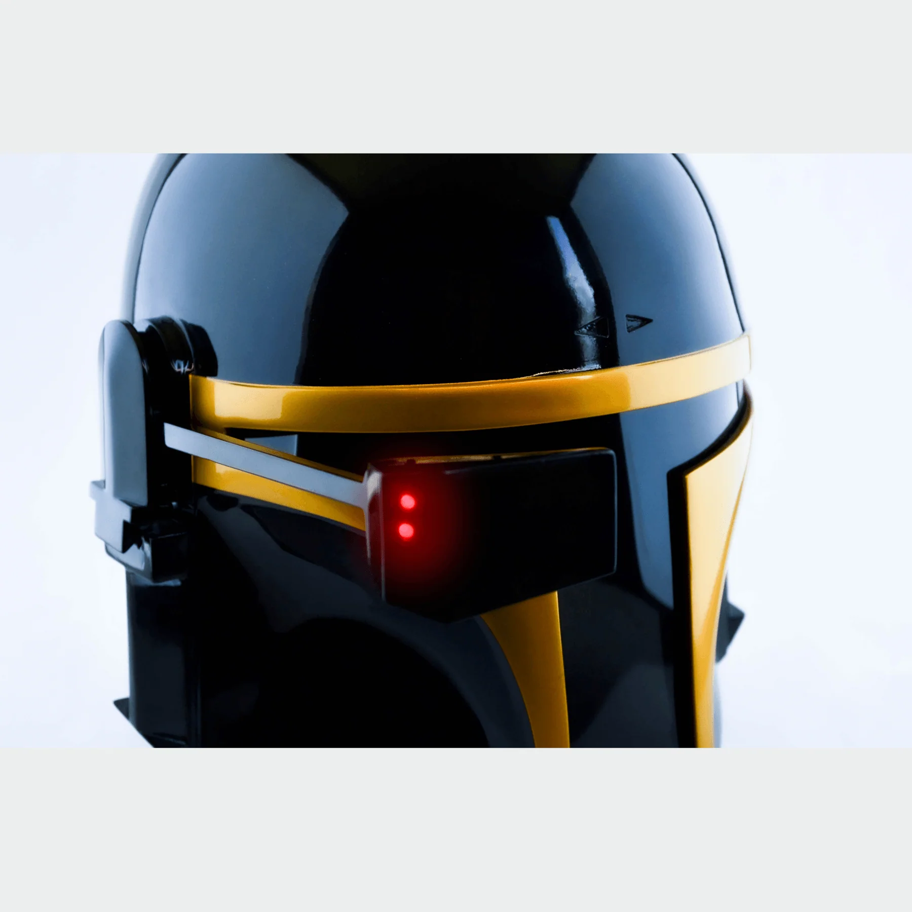 Jango - Black and Gold Helmet with LED