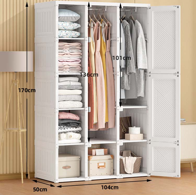⚡Clearance Sale ❤ Multifunctional Foldable Modern Wardrobe