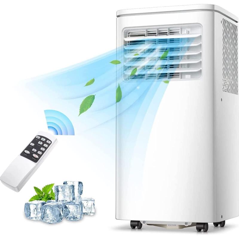 🎉💥Mega Soldes du Nouvel An💥Climatiseur portable Antarctic Star 8000 BTU (ASHRAE) – Télécommande, mode ventilateur, rafraîchit 23,2 m², minuterie 24h, fonctionnement silencieux, 2 vitesses de ventilateur | Idéal pour chambre, bureau, maison, dortoir · smartliving