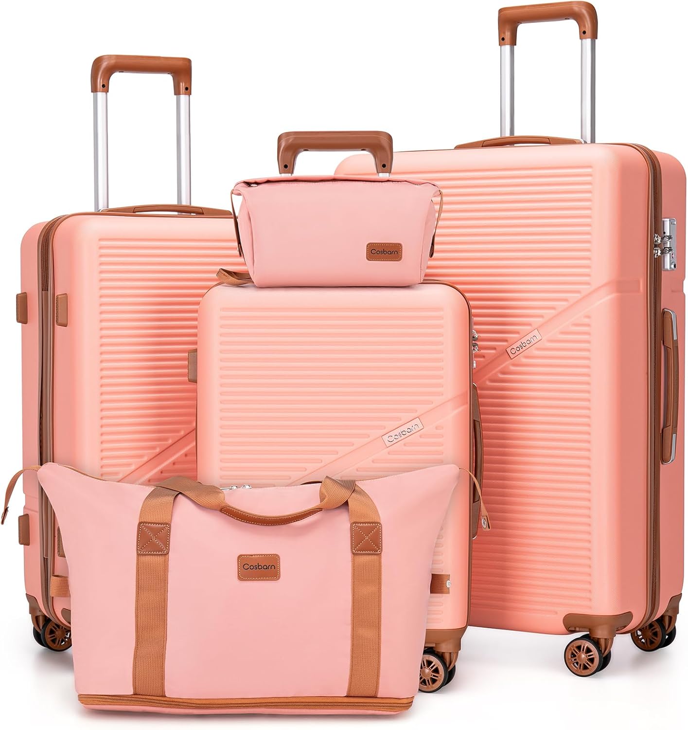 Limited time offer💥Buy one get four free, 5-piece suitcase set with universal wheels