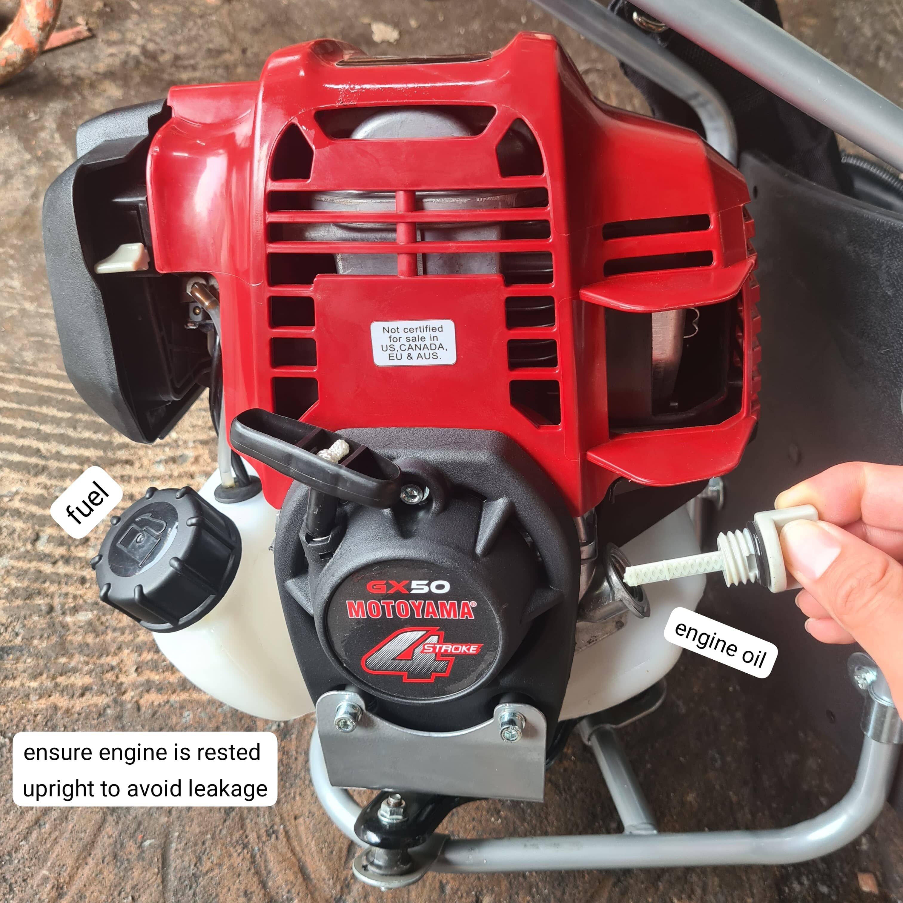 Aiko 4 Stroke Backpack Petrol Brush (Grass) Cutter GX-50/GX-35 | Model : BC-GX50