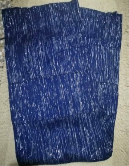 Plain Shimmering Kente Cloth Authentic Hand Weaved Kente Cloth A1-12