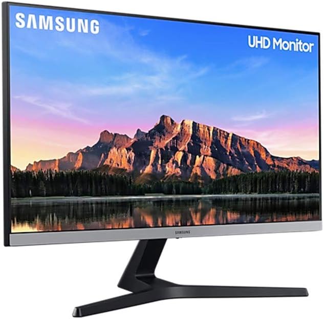 Samsung Lu28R550Uqexxs 28 Uhd 3-Side Bezel-Less Height Adjustable Ips Monitor