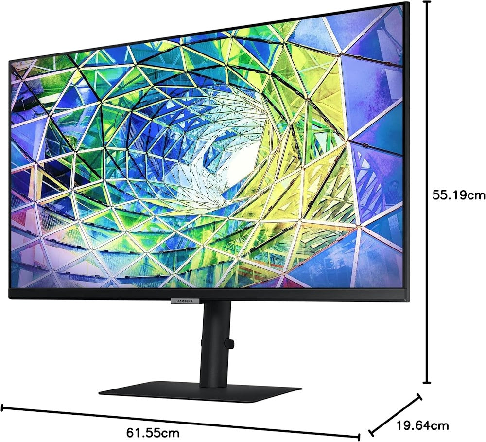Samsung Ls27A800Ujexxs 27 Uhd 3-Side Bezel-Less Height Adjustable Type C Ips Monitor