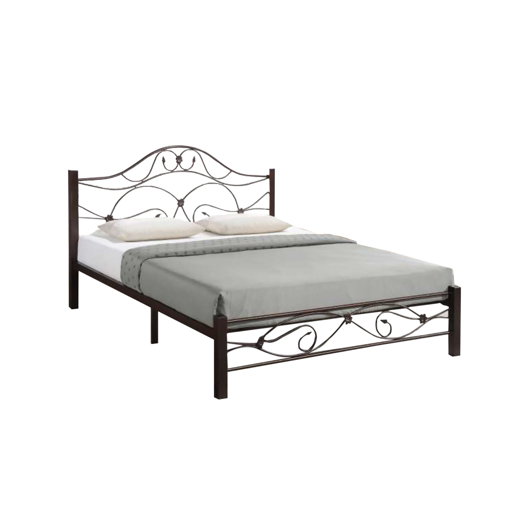 Eldeah Queen Size Metal Bed Frame with Optional 6 Mattress Add On